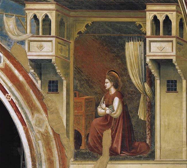 GIOTTO di Bondone The Virgin Receiving the Message china oil painting image